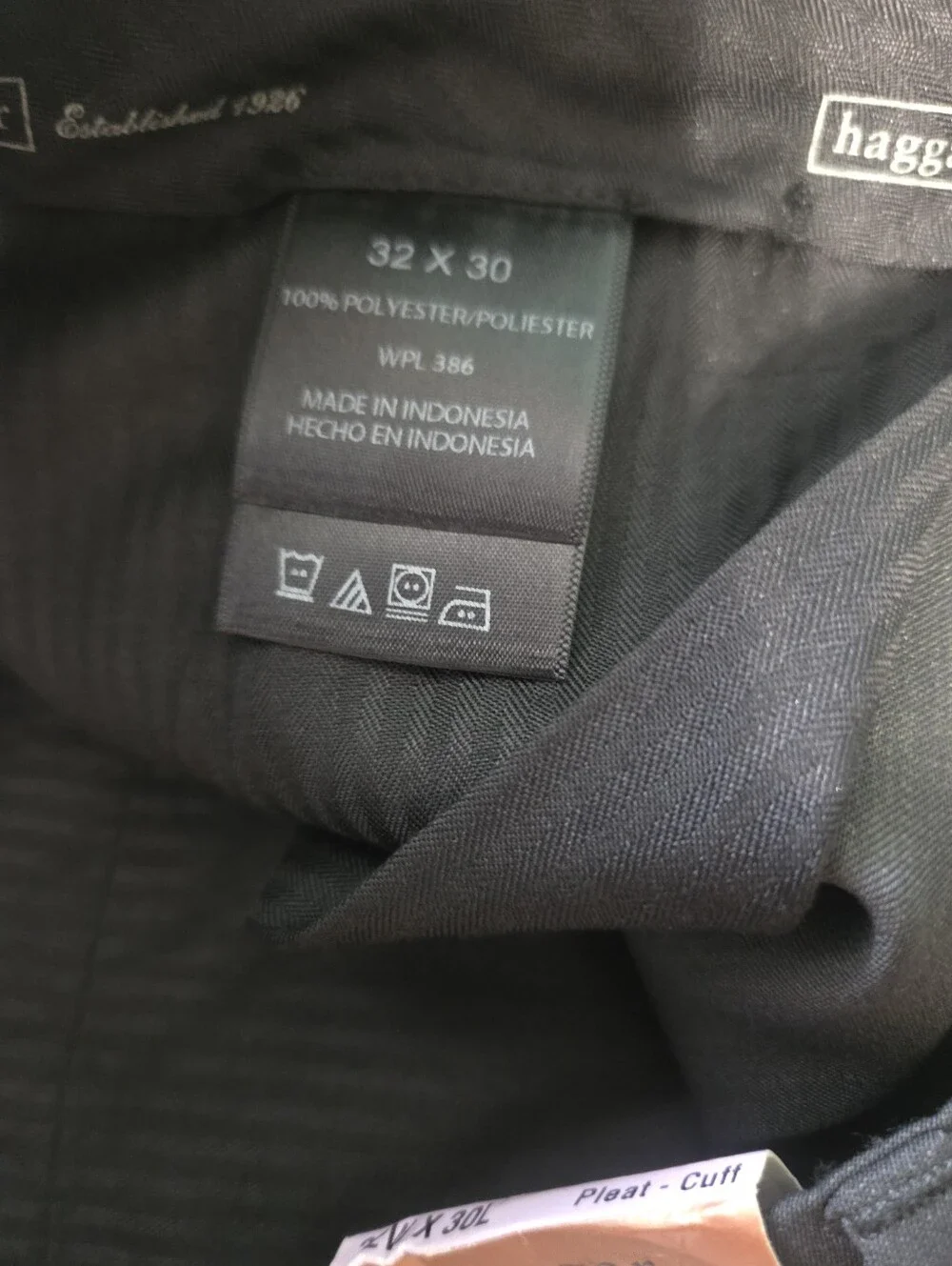 Haggar Smart Fiber Dress Panrs 32Wx30L